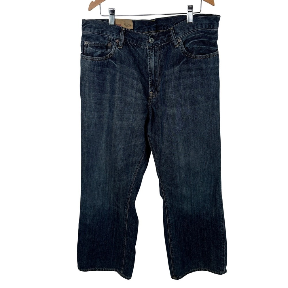 Vtg Mens GAP 1969 Loose Fit‎ Jeans Blue Denim Size 24x29 Straight Relaxed Y2K